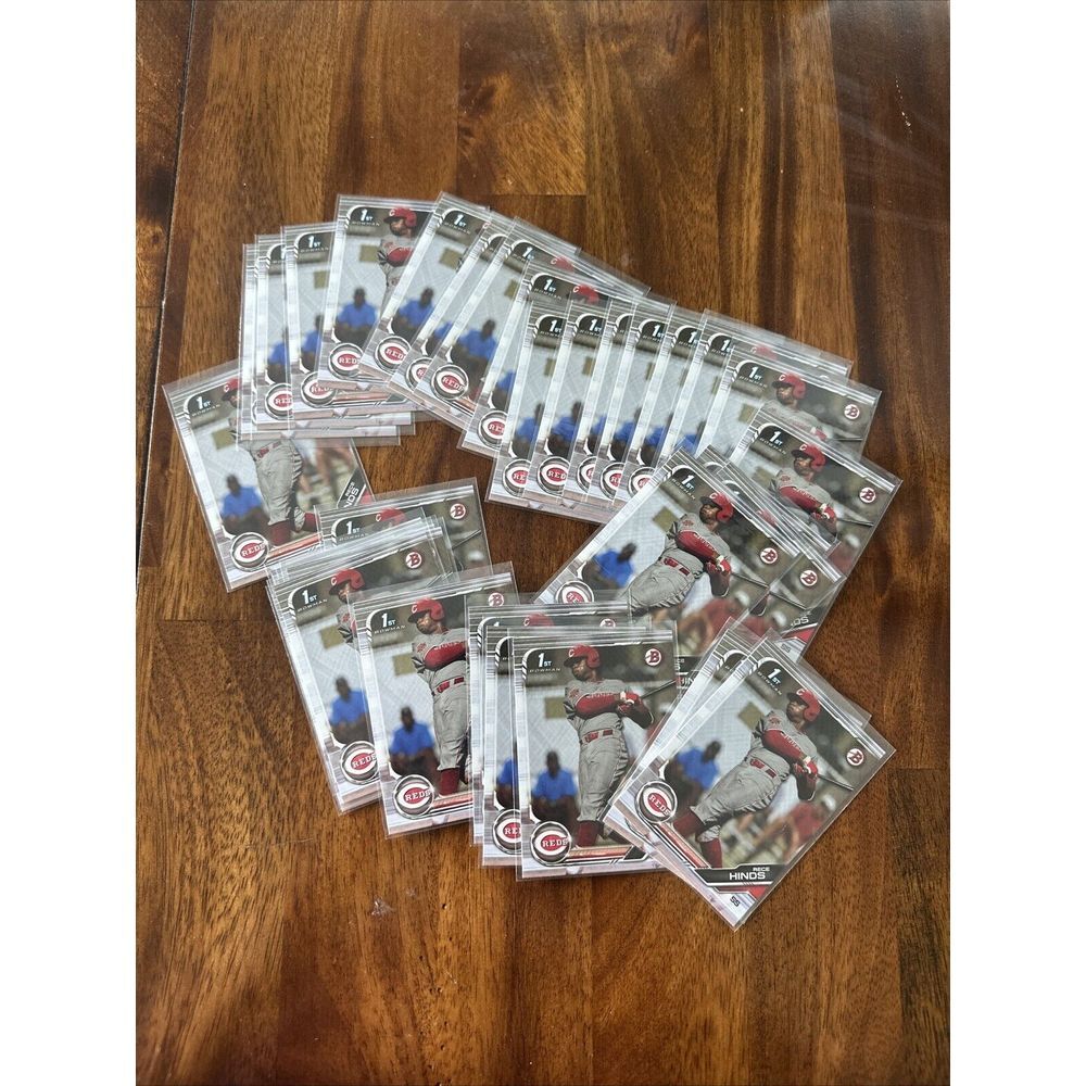 2019 Bowman Draft RC Rece Hinds BD-131 Box Fresh &‎ Penny Sleeved